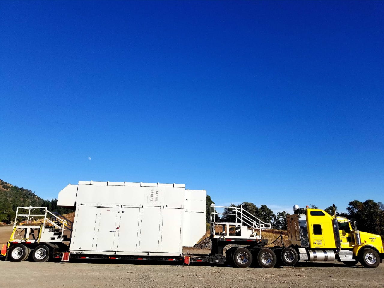 Project: RGN Move to Remote Location Cargo: Power Generation Unit & Stairs