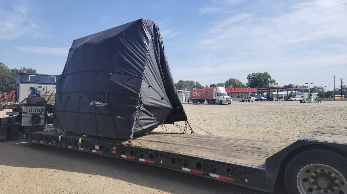 Project: Transport to Remote Job Site South Dakota Cargo: Truck Radiator 144″x101″x140